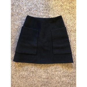 Cos wool mini skirt